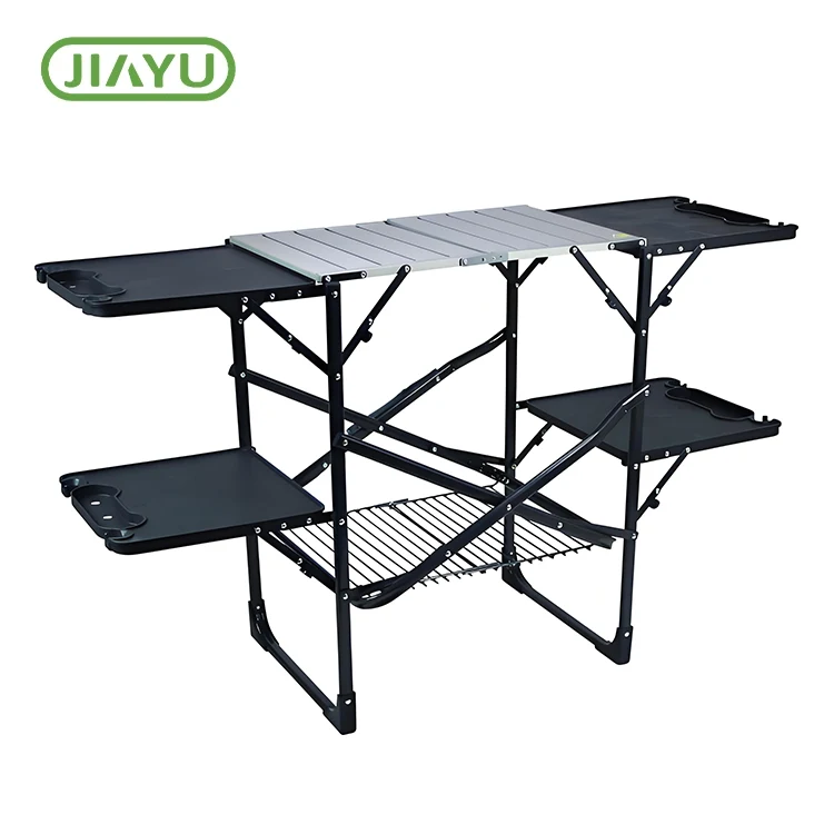 Prenosna zložljiva aluminijasta miza za kampiranje